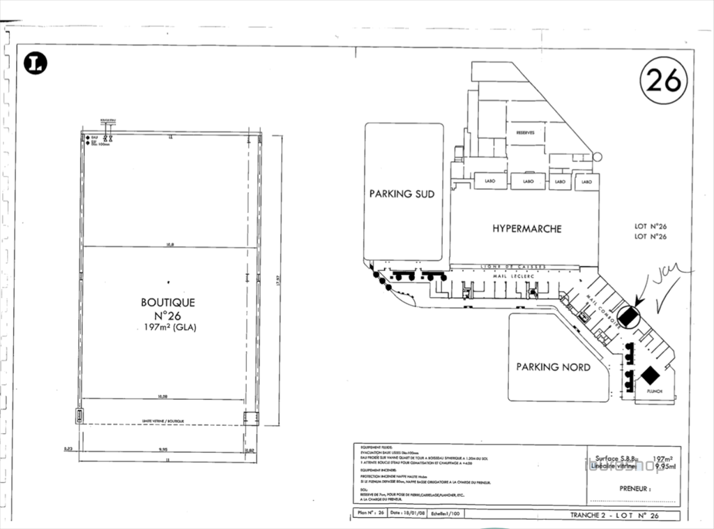 Location Commerce Échirolles (38130) 200 m²